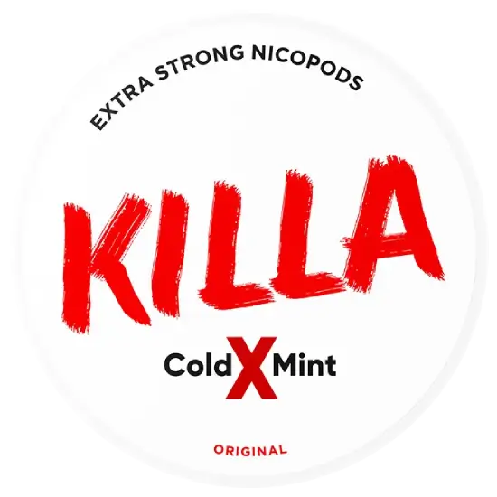 KILLA Cold X Mint – dóza nikotínových vrecúšok