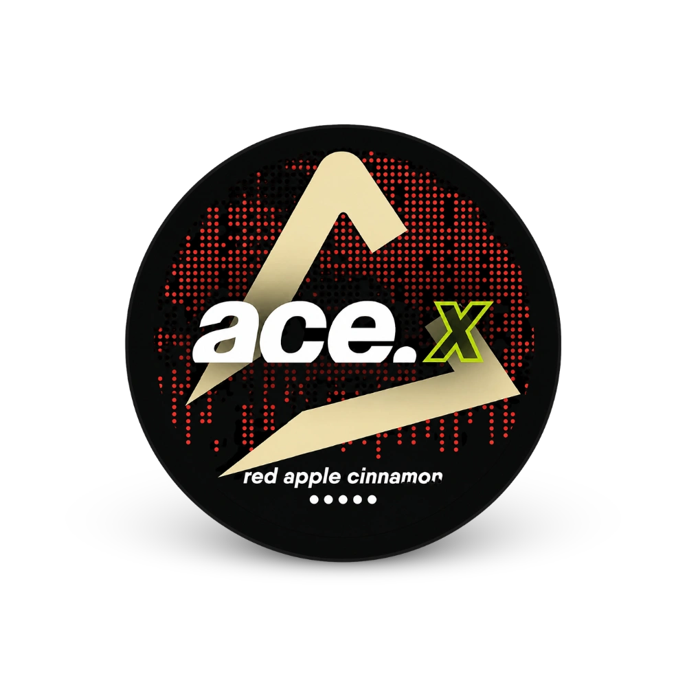 ACE X Red Apple Cinnamon – dóza nikotínových vrecúšok