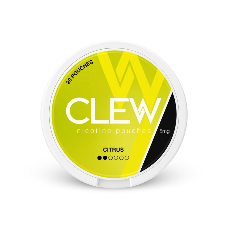 CLEW Citrus 5mg – dóza nikotínových vrecúšok