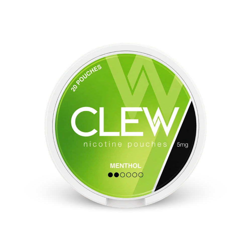 CLEW Menthol 5mg – dóza nikotínových vrecúšok
