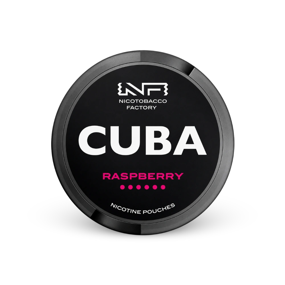 CUBA Black Raspberry – dóza nikotínových vrecúšok
