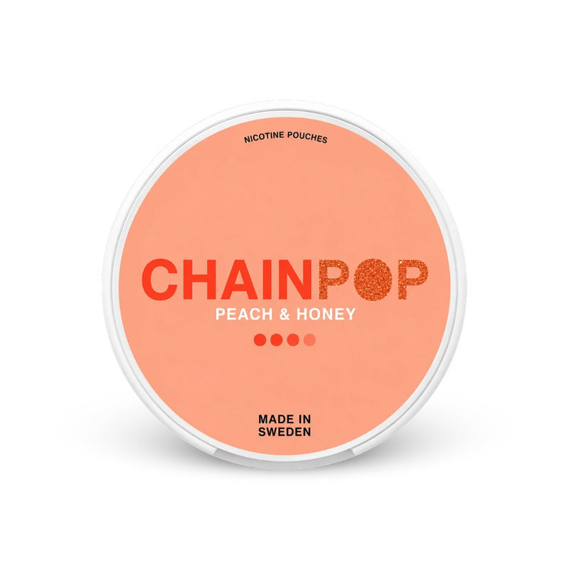Chainpop Peach Honey – dóza nikotínových vrecúšok