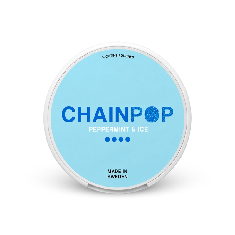 Chainpop Peppermint & Ice – dóza nikotínových vrecúšok