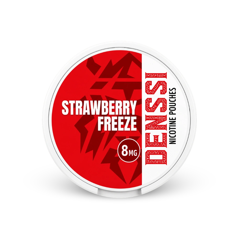 Denssi Strawberry Freeze 8mg – dóza nikotínových vrecúšok