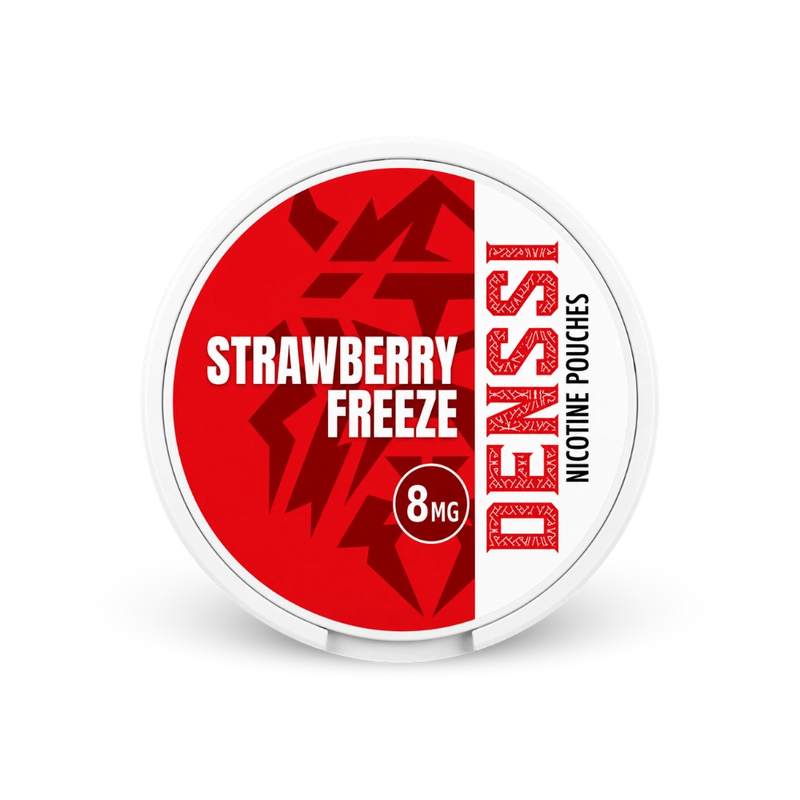 Denssi Strawberry Freeze 8mg – dóza nikotínových vrecúšok