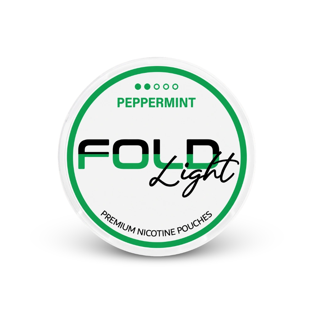 FOLD Peppermint Light – dóza nikotínových vrecúšok