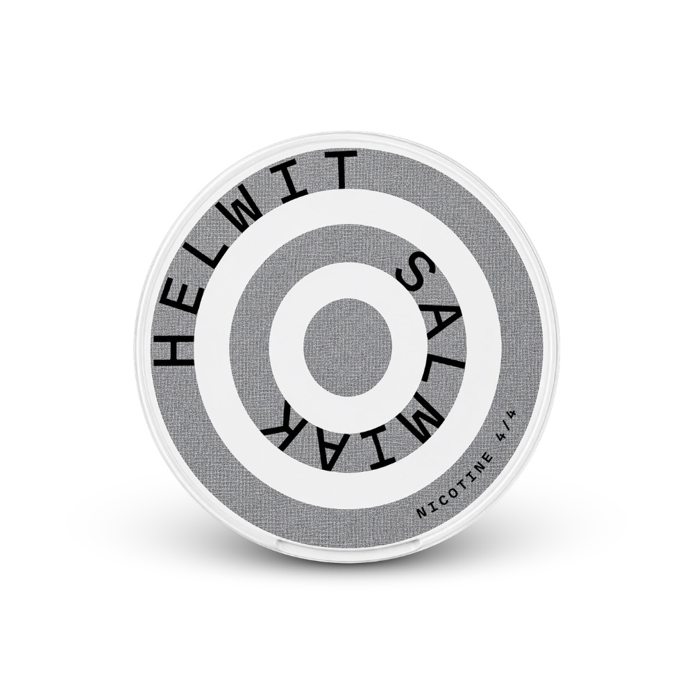 HELWIT Salmiak Strong – dóza nikotínových vrecúšok