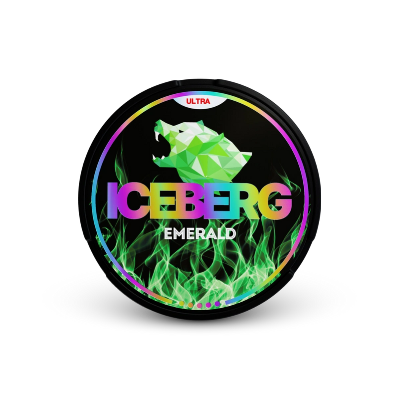 Iceberg Emerald – dóza nikotínových vrecúšok