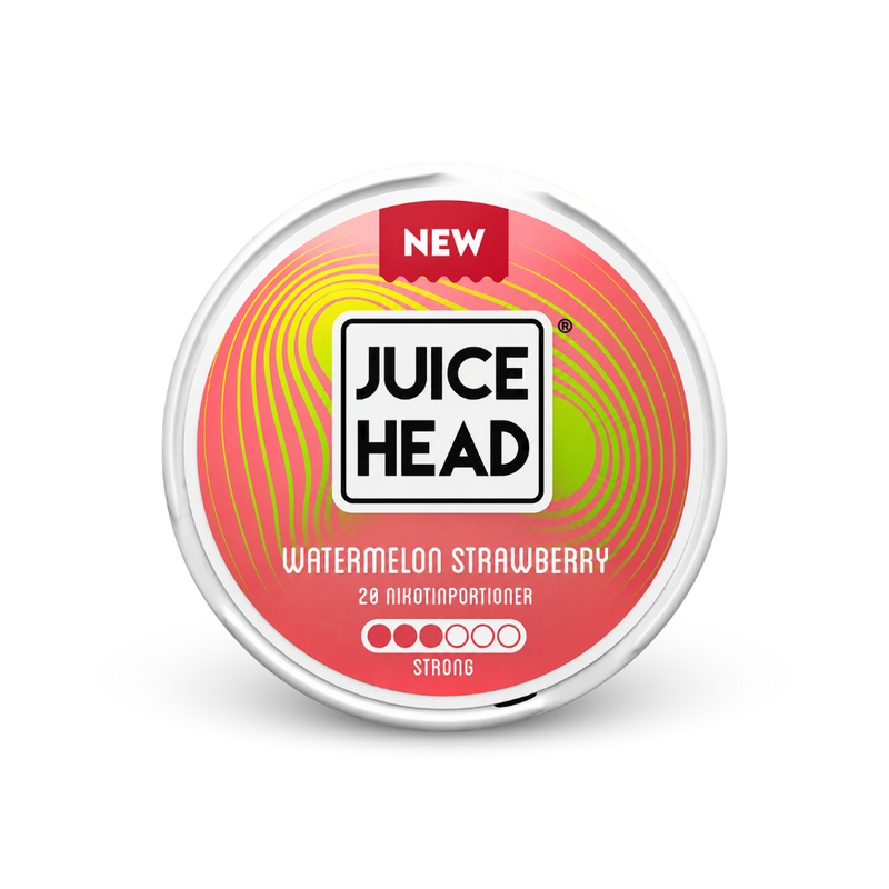 Juice Head Watermelon Strawberry Strong – dóza nikotínových vrecúšok