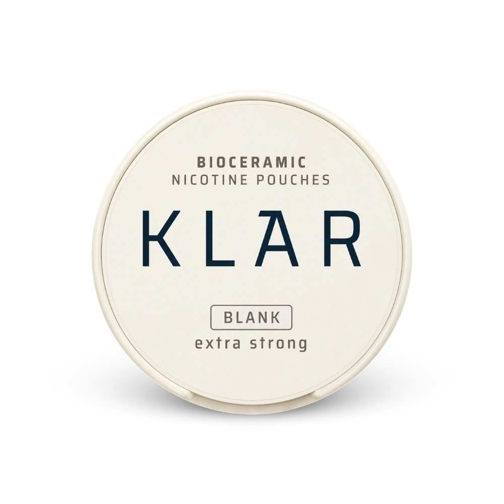 KLAR Blank Extra Strong Slim – dóza nikotínových vrecúšok
