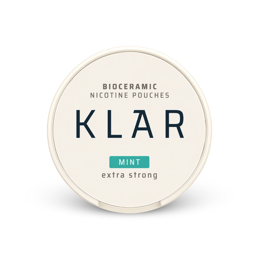 KLAR Mint Extra Strong Slim – dóza nikotínových vrecúšok