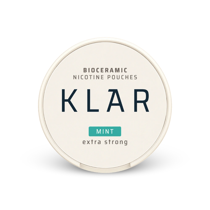 KLAR Mint Extra Strong Slim – dóza nikotínových vrecúšok