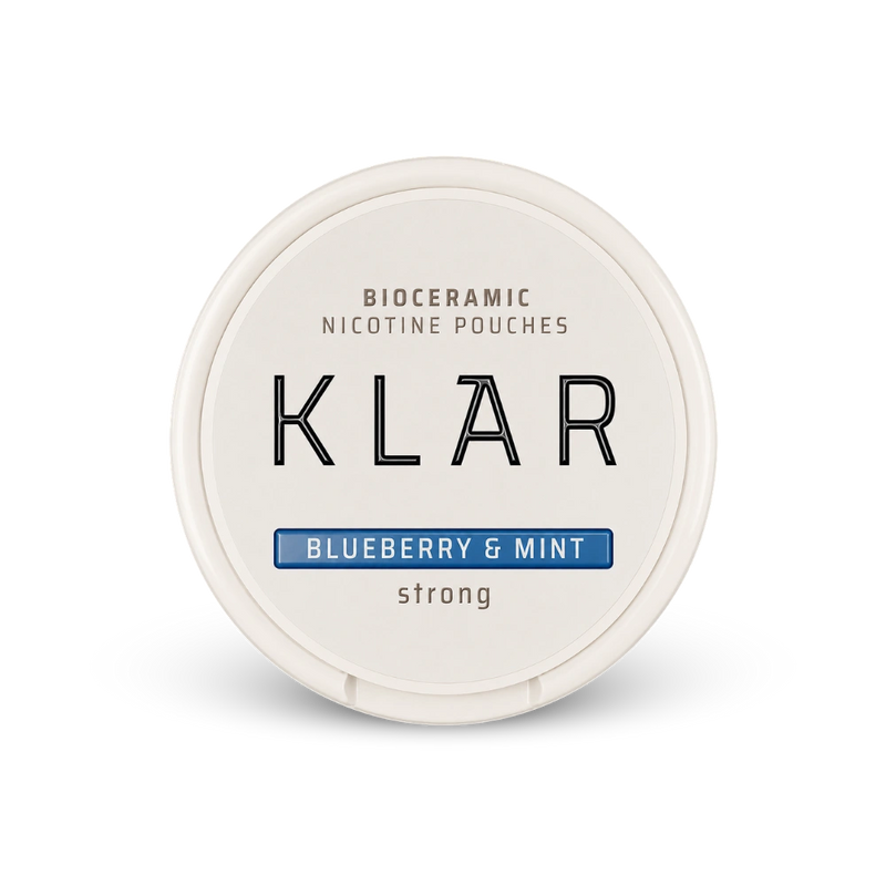 KLAR Strawberry Basil Strong Mini – dóza nikotínových vrecúšok