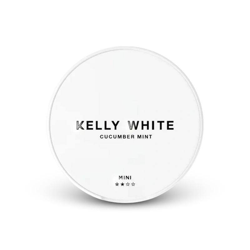 Kelly White Mini Cucumber Mint – dóza nikotínových vrecúšok