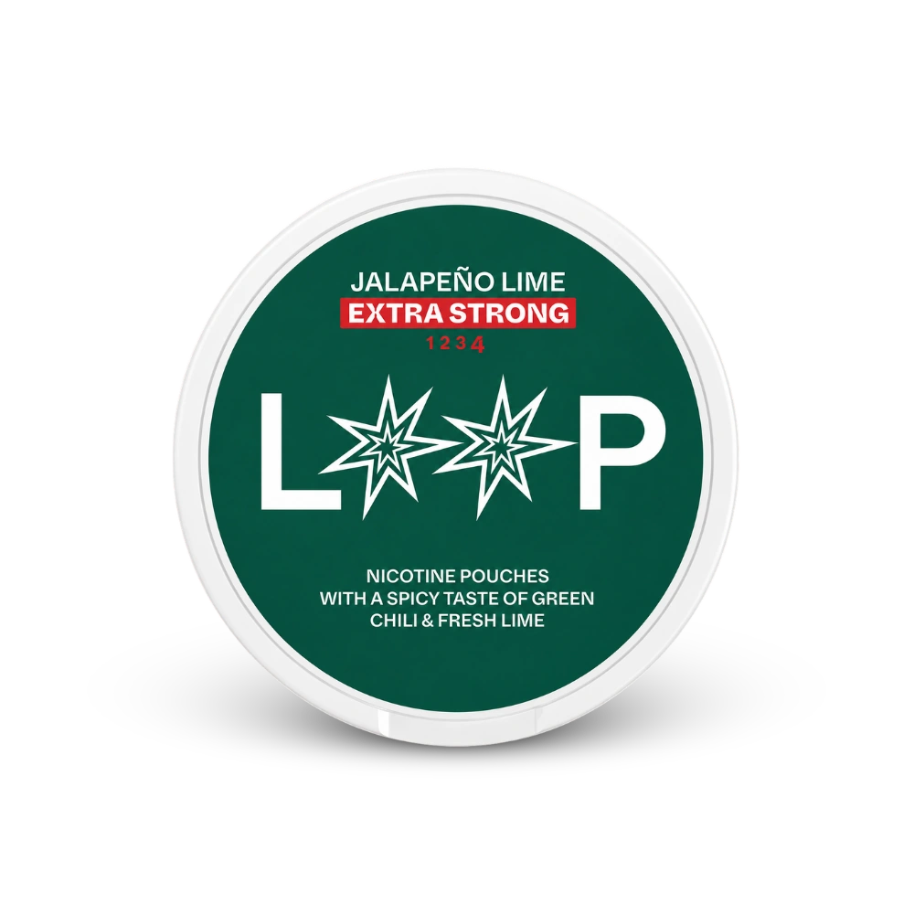 LOOP Jalapeno Lime Extra Strong – dóza nikotínových vrecúšok