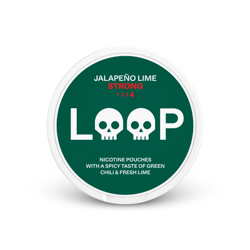 LOOP Jalapeno Lime Strong – dóza nikotínových vrecúšok