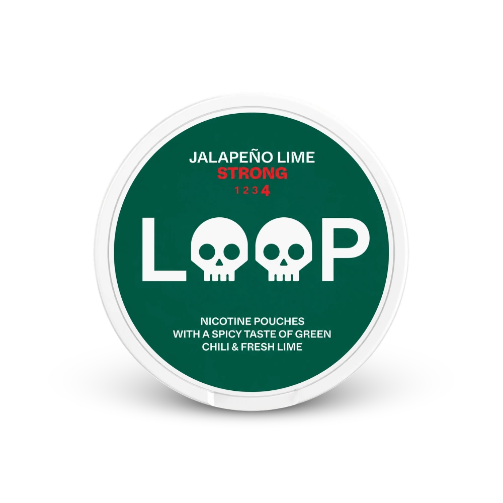 LOOP Jalapeno Lime Strong – dóza nikotínových vrecúšok