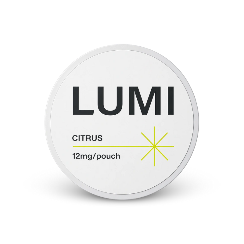LUMI Citrus 12mg – dóza nikotínových vrecúšok