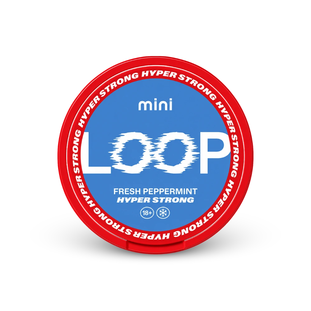 Loop Fresh Peppermint Mini Hyper – dóza nikotínových vrecúšok