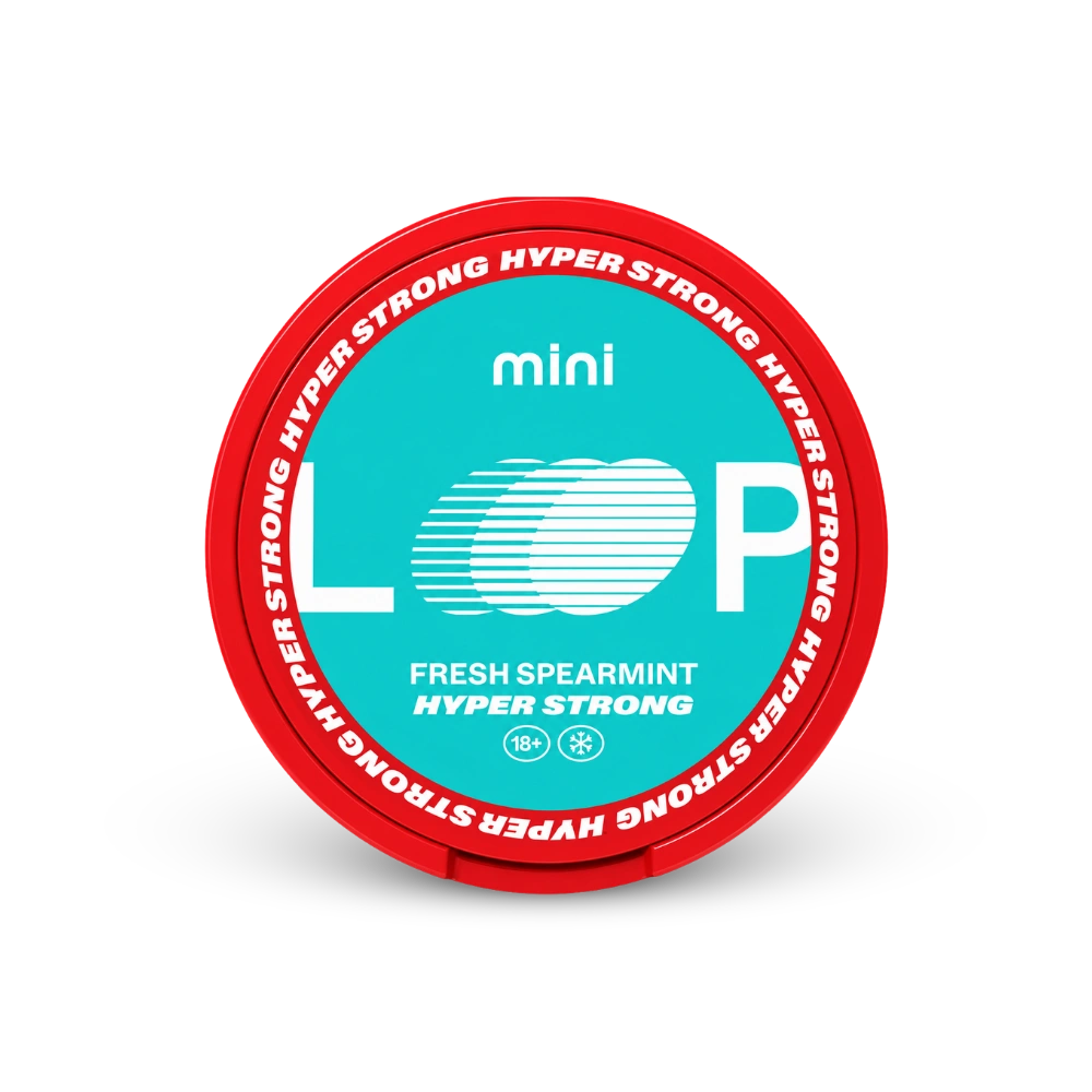 Loop Fresh Spearmint Mini Hyper – dóza nikotínových vrecúšok