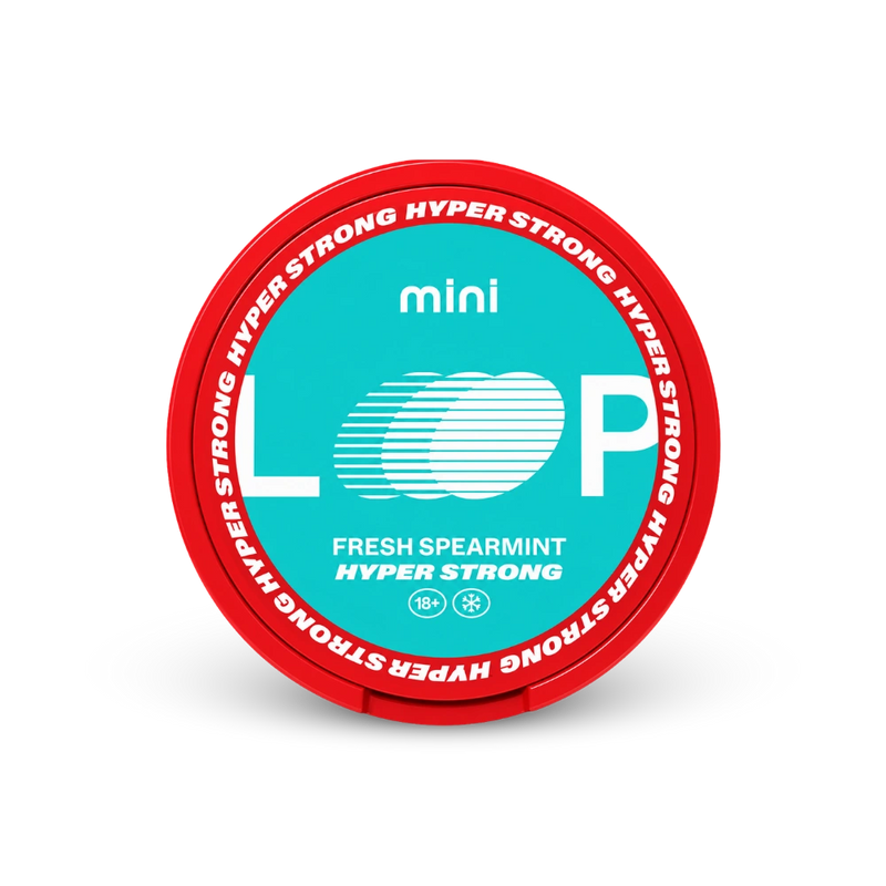 Loop Fresh Spearmint Mini Hyper – dóza nikotínových vrecúšok