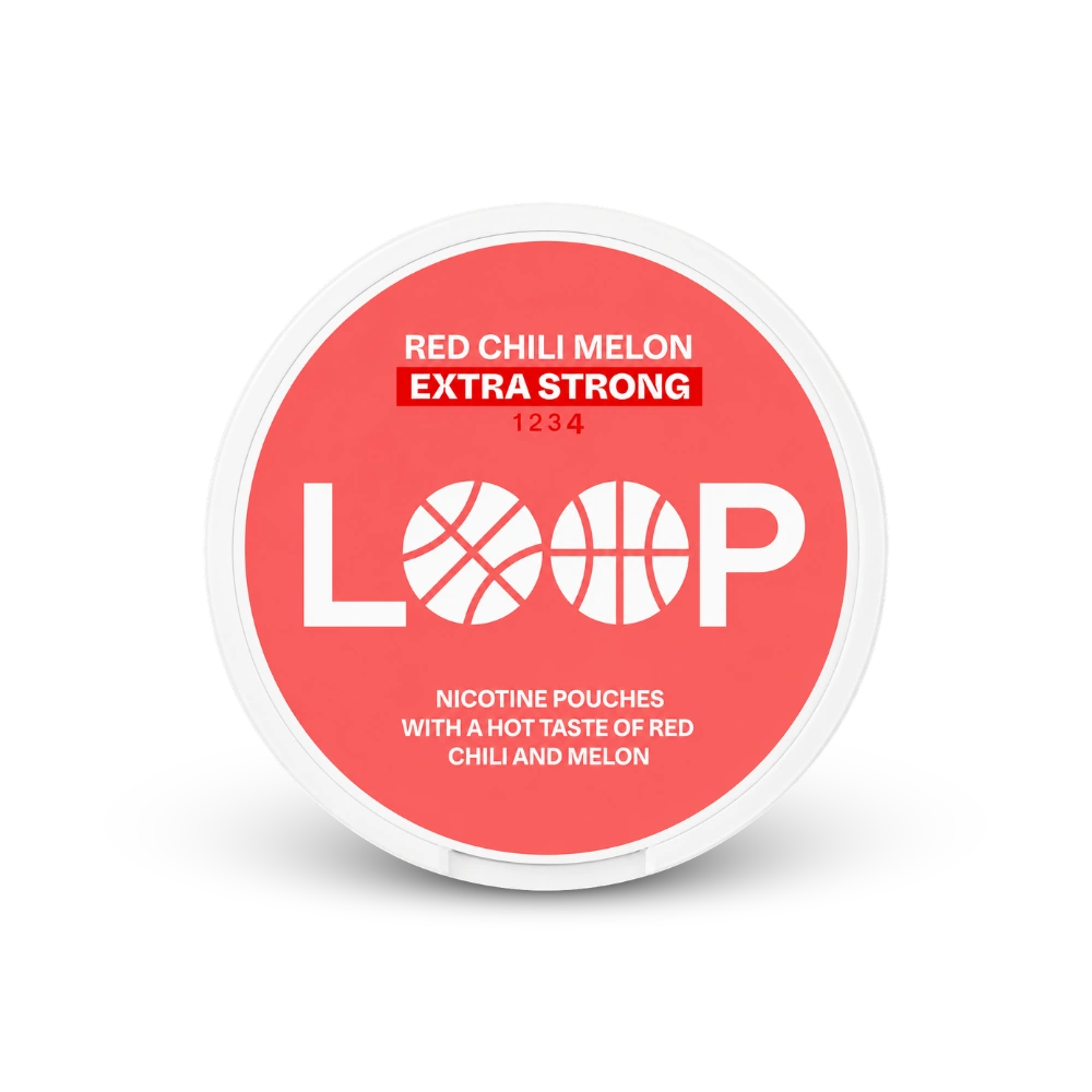 Loop Red Chili Melon Extra Strong – dóza nikotínových vrecúšok