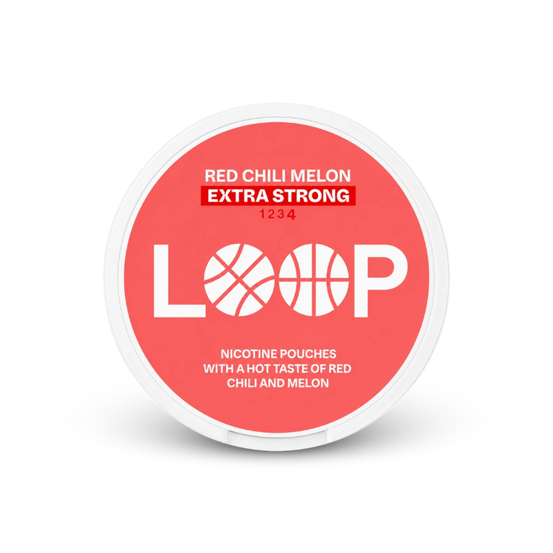 Loop Red Chili Melon Extra Strong – dóza nikotínových vrecúšok