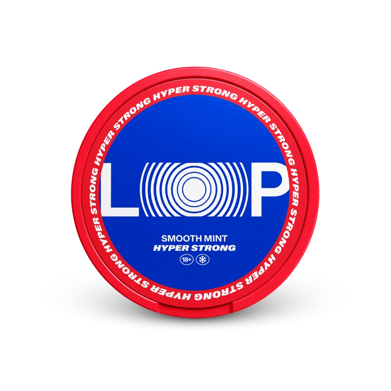 Loop Smooth Mint Hyper Strong – dóza nikotínových vrecúšok