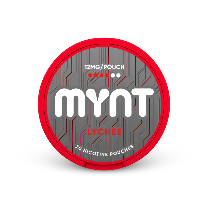 MYNT Lychee Medium – dóza nikotínových vrecúšok