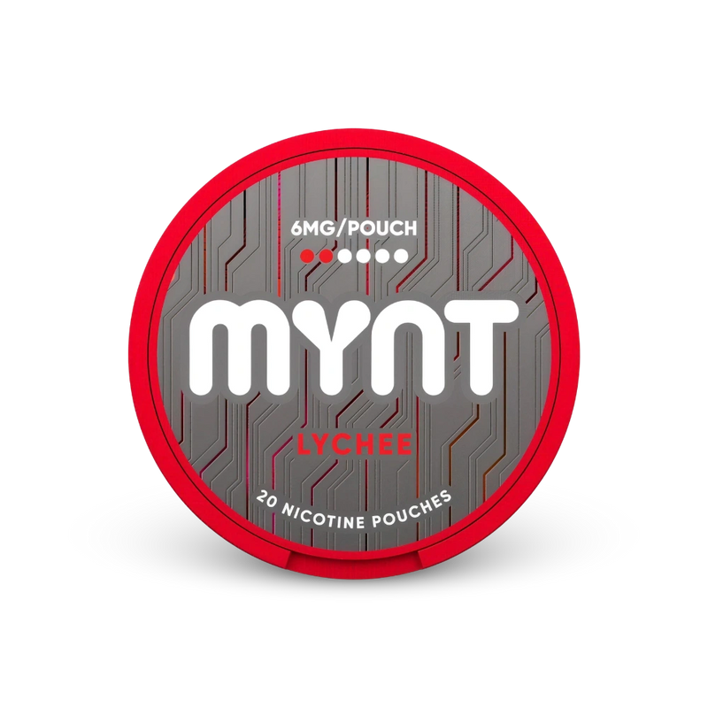 MYNT Lychee Regular – dóza nikotínových vrecúšok