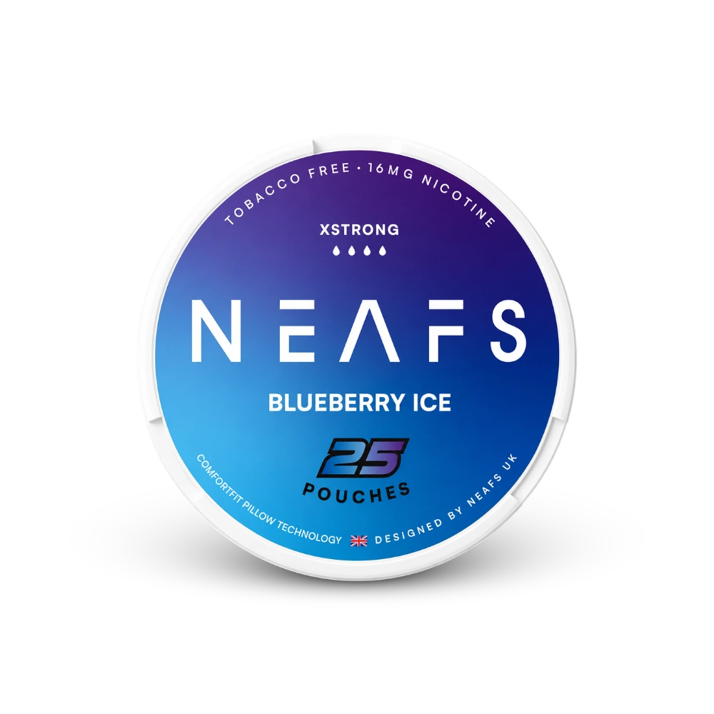 NEAFS Blueberry Ice Extra Strong – dóza nikotínových vrecúšok