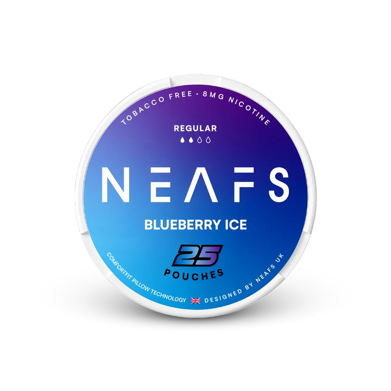 NEAFS Blueberry Ice Regular – dóza nikotínových vrecúšok