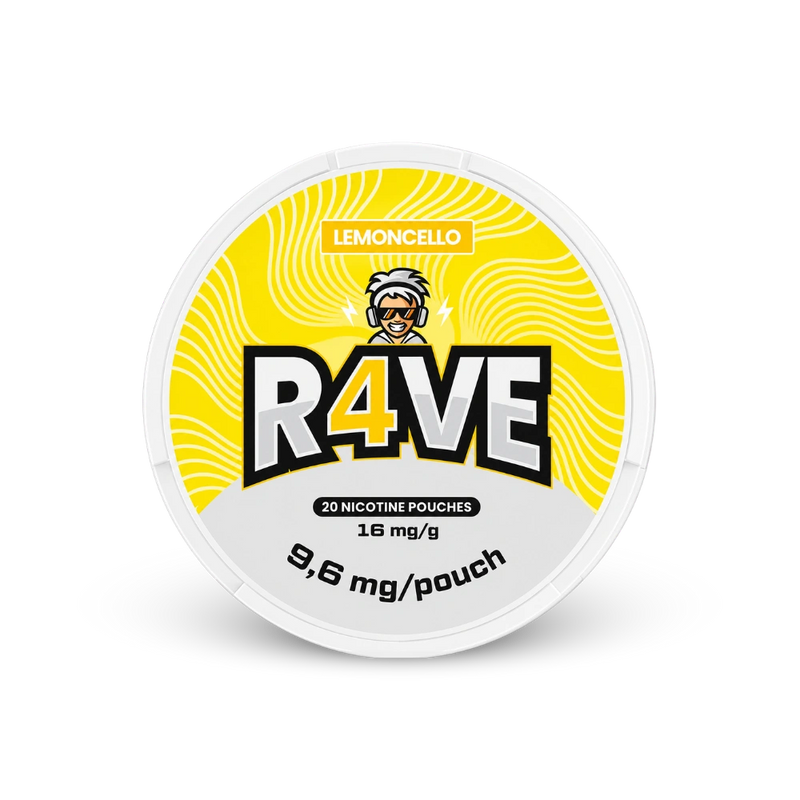 RAVE Lemoncello 16mg – dóza nikotínových vrecúšok