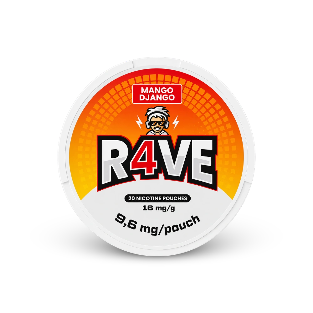 RAVE Mango Django 16MG – dóza nikotínových vrecúšok