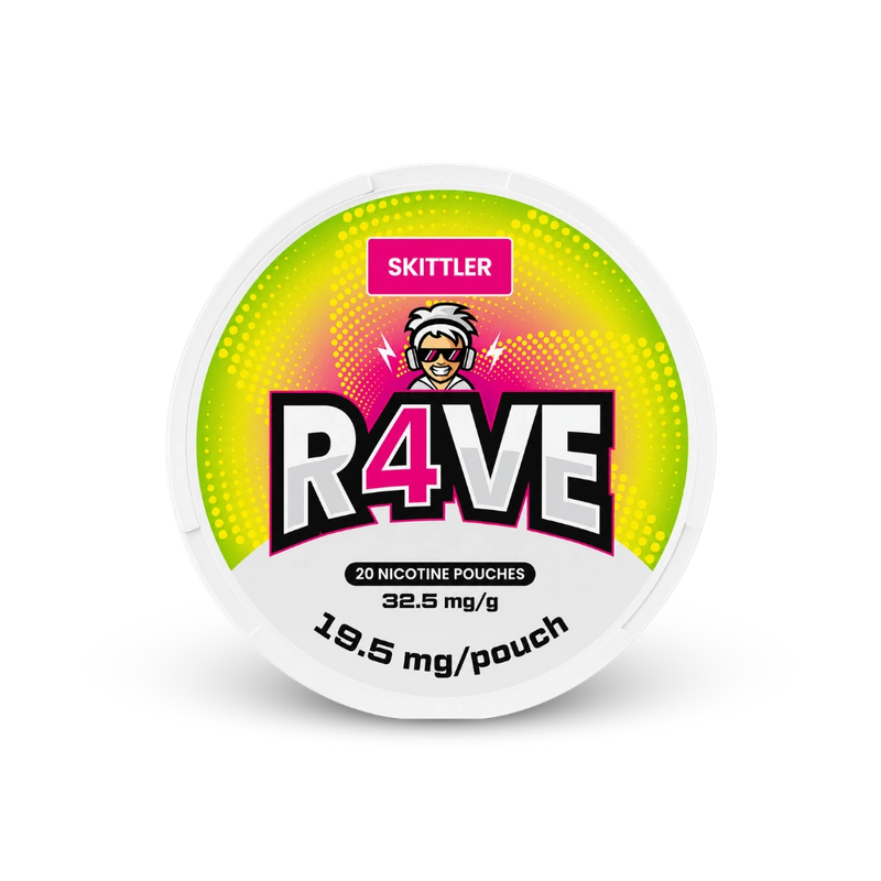 RAVE Skittler 32.5 – dóza nikotínových vrecúšok