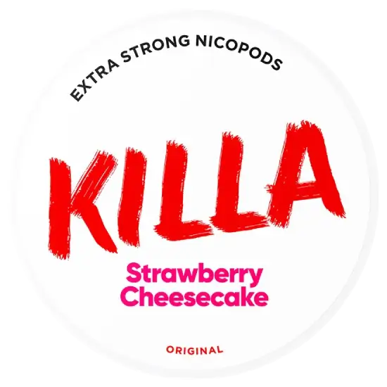 KILLA Strawberry Cheesecake – dóza nikotínových vrecúšok