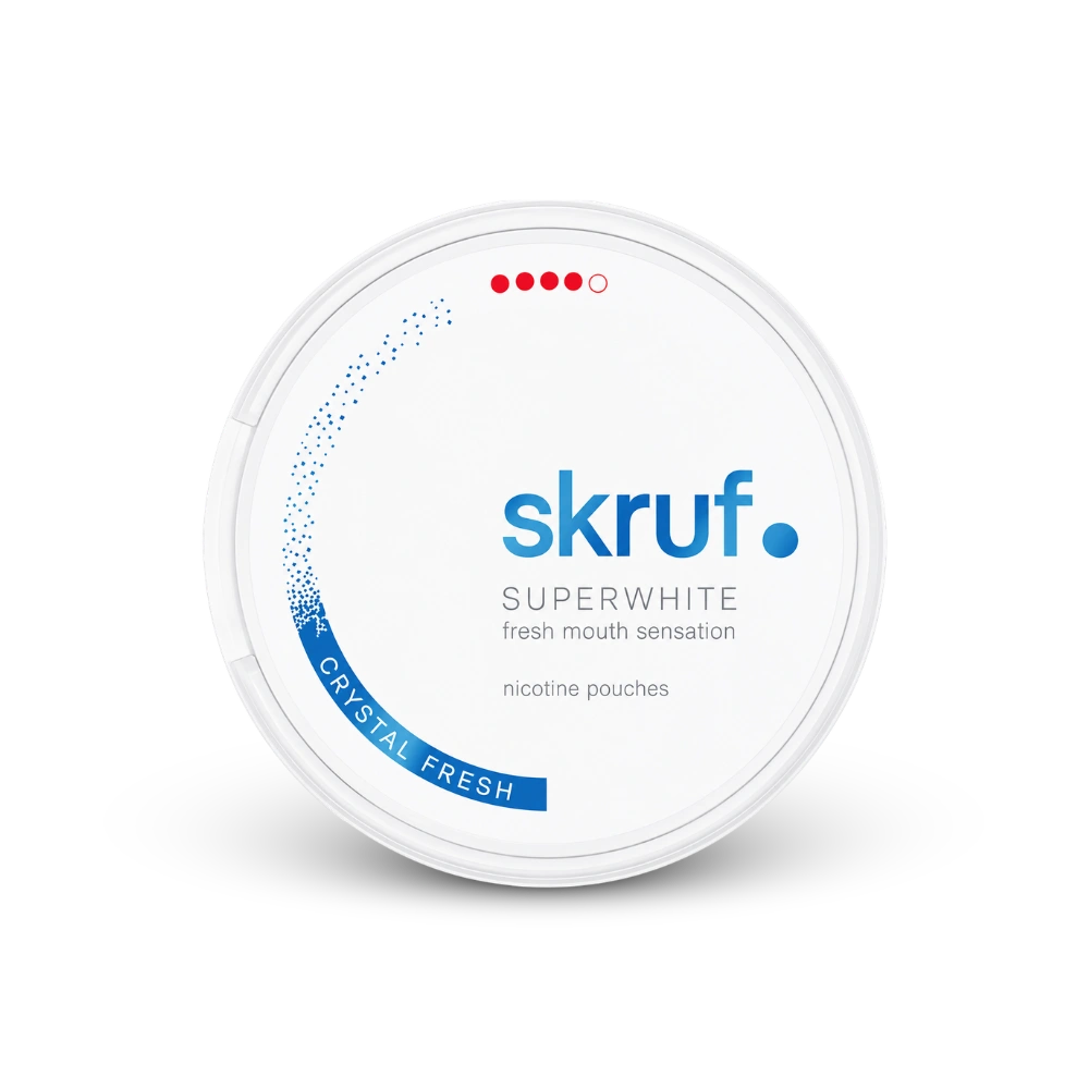 SKRUF Crystal Fresh Extra Strong – dóza nikotínových vrecúšok