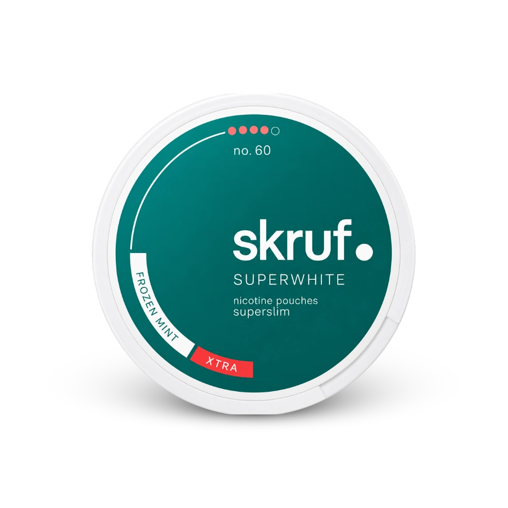 SKRUF Frozen Mint Superslim S4 – dóza nikotínových vrecúšok