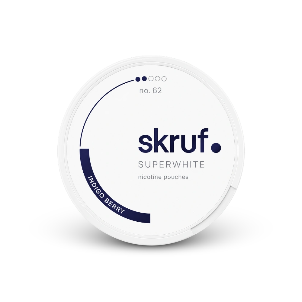 SKRUF Indigo Berry S2 – dóza nikotínových vrecúšok