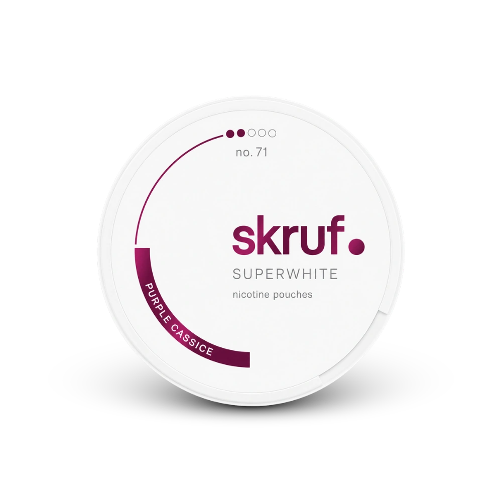 SKRUF Purple Cassice S2 – dóza nikotínových vrecúšok