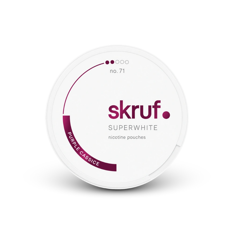 SKRUF Purple Cassice S2 – dóza nikotínových vrecúšok