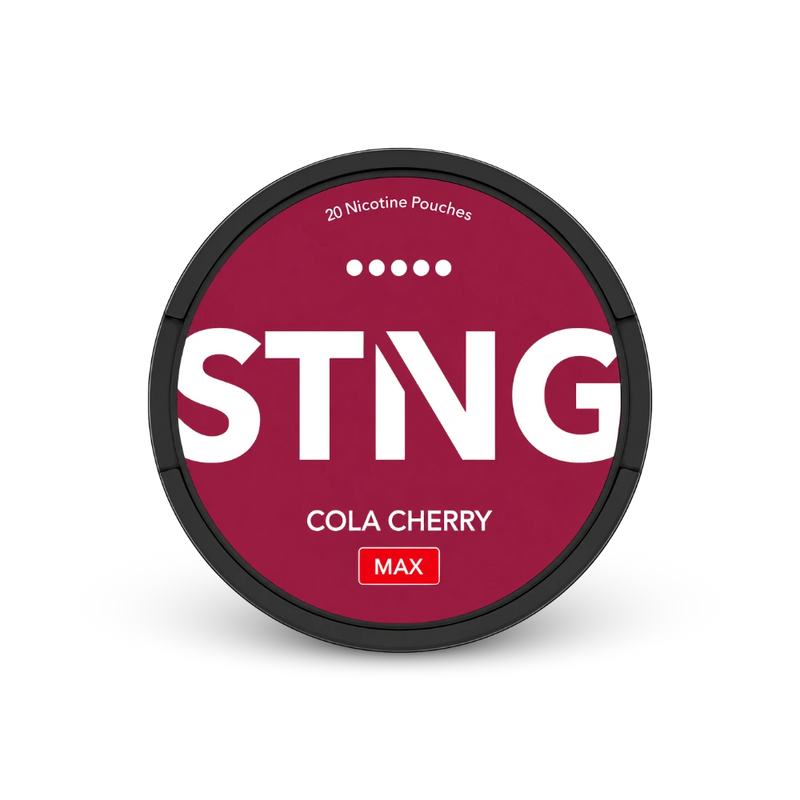STNG Cola Cherry MAX – dóza nikotínových vrecúšok
