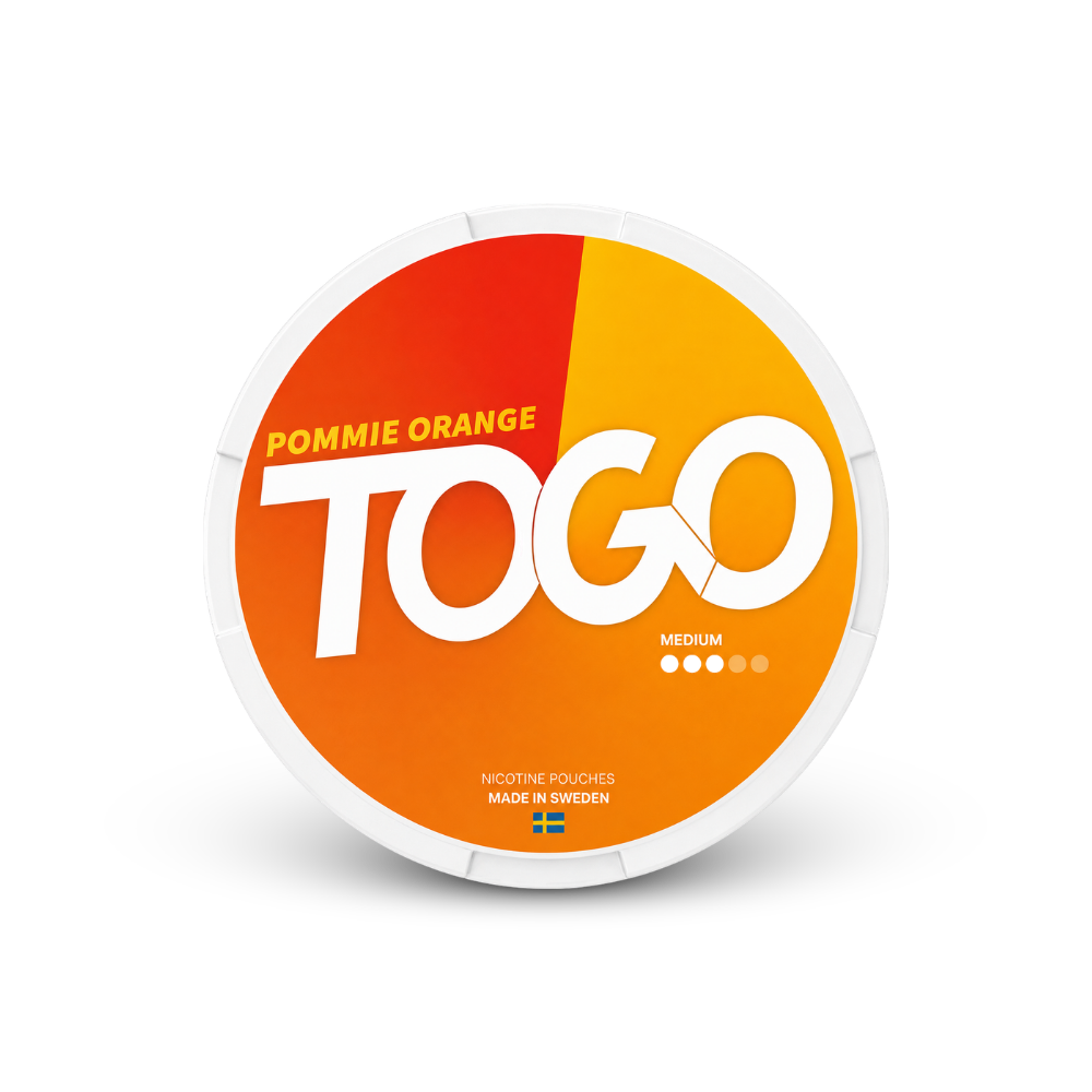 TOGO Pommie Orange – dóza nikotínových vrecúšok
