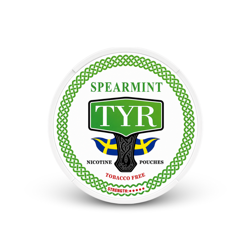 TYR SPEARMINT – dóza nikotínových vrecúšok