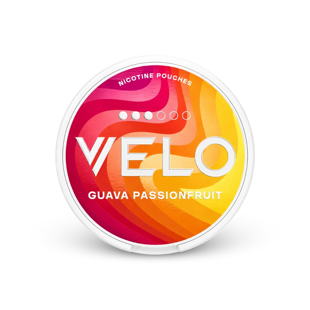 VELO Guava Passionfruit Slim – dóza nikotínových vrecúšok