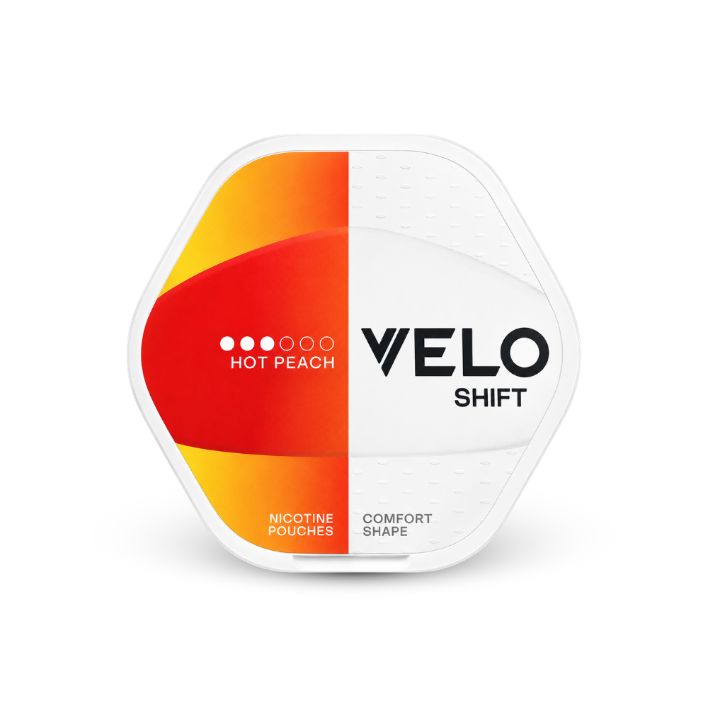 VELO Shift Hot Peach – dóza nikotínových vrecúšok