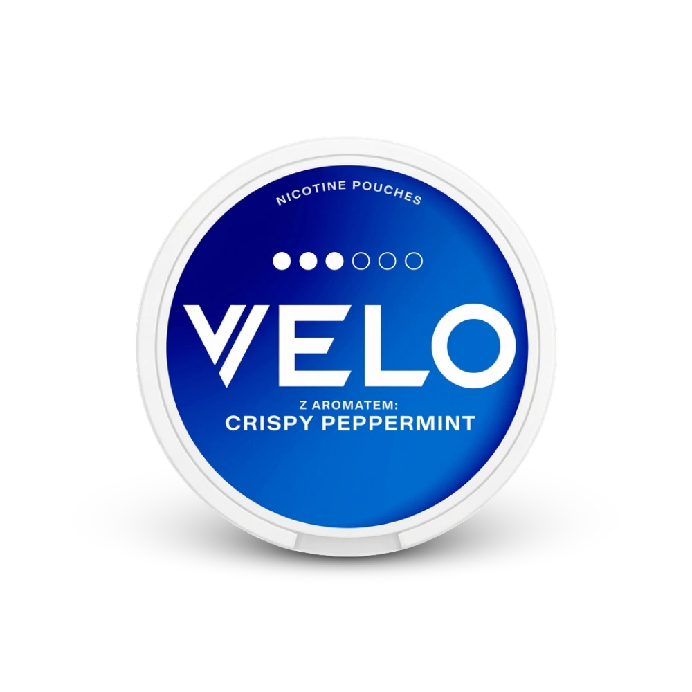 Velo Crispy Peppermint – dóza nikotínových vrecúšok