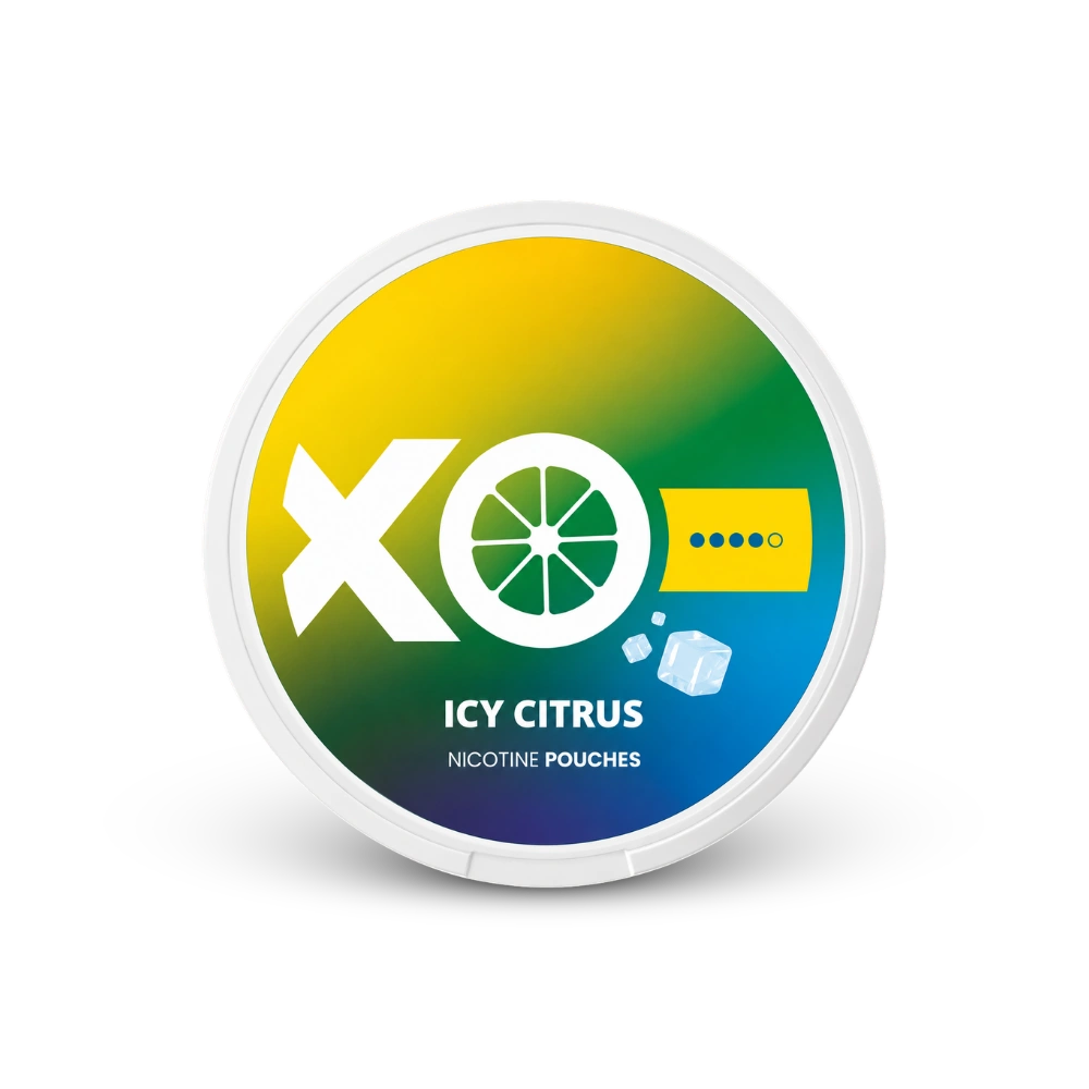 XO Icy Citrus – dóza nikotínových vrecúšok