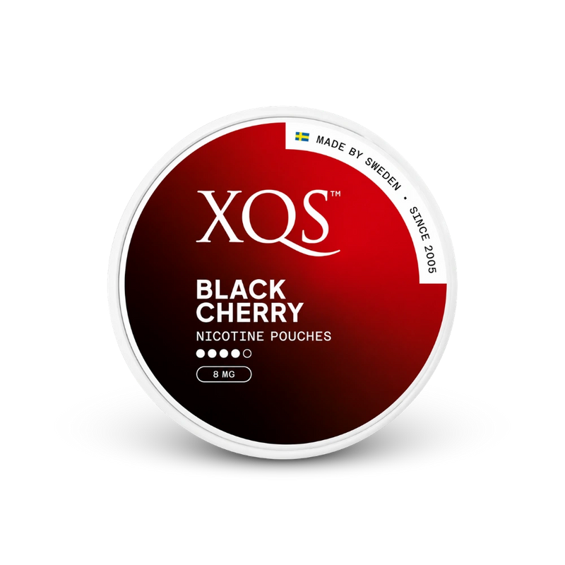 XQS Black Cherry Slim Strong – dóza nikotínových vrecúšok