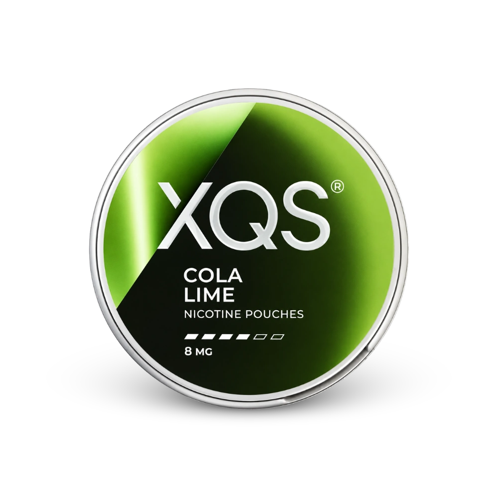 XQS Cola Lime 8mg – dóza nikotínových vrecúšok